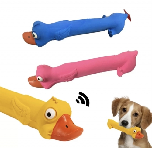 CSIPOGÓ LATEX GUMI KUTYAJÁTÉK-HOSSZÚKÁS KACSA