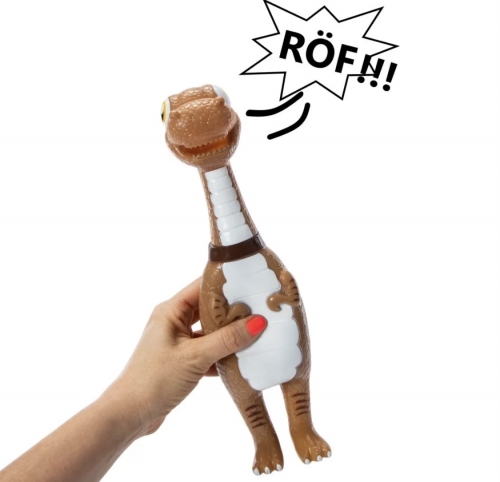 RÖFÖGŐ LATEX GUMI KUTYAJÁTÉK-DÍNÓ