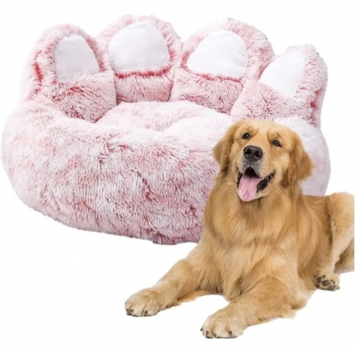 SZÖRMÉS KISÁLLAT FEKHELY - MANCSNYOM ALAKÚ - 70 CM