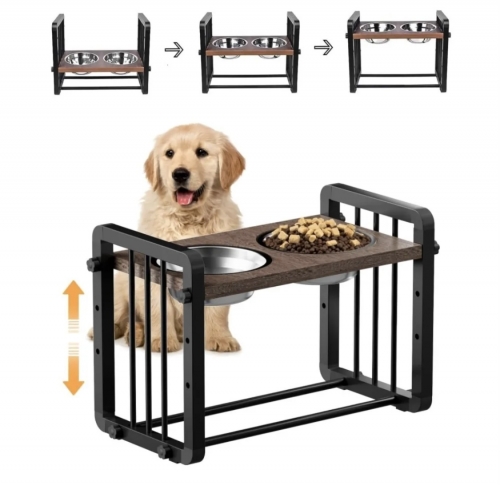 ÁLLÍTHATÓ MEGEMELT KISÁLLAT ETETŐ-ITATÓ KÉSZLET-NAGY