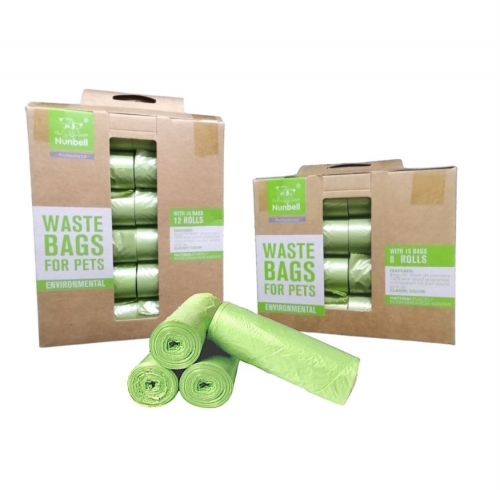 BIOLÓGIAILAG LEBOMLÓ KUTYA PISZOK ZACSKÓ-ZÖLD-12 TEKERCS