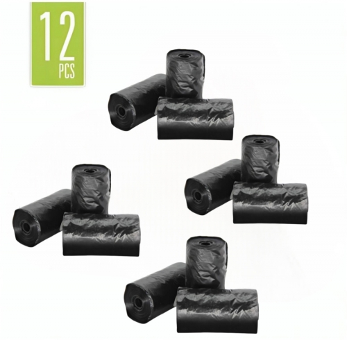 KUTYA PISZOK ZACSKÓ-FEKETE-12 TEKERCS