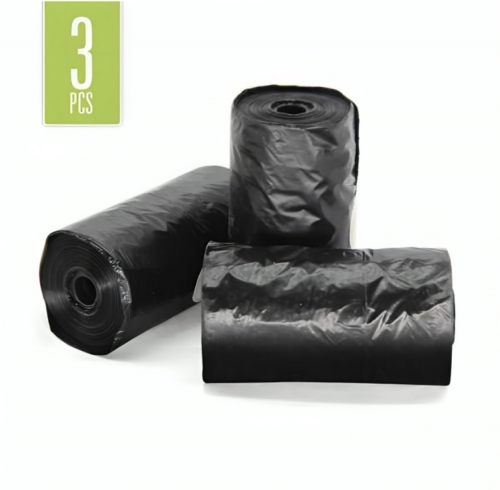 KUTYA PISZOK ZACSKÓ-FEKETE-3 TEKERCS