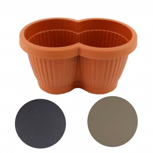 BORDÁS BALKONLÁDA ALÁTÉTTEL - 80 CM