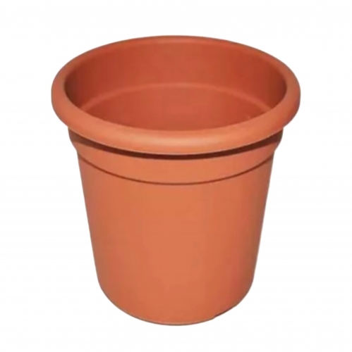 KEREK MŰANYAG ÜLTETŐ VIRÁG CSERÉP - 22 CM