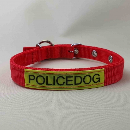 NYAKÖRV KUTYÁNAK  POLICEDOG 55X2,5 CM